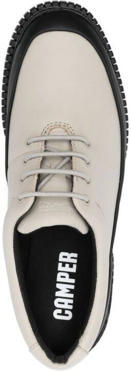 Camper Pix contrasting-sole lace-up shoes Grey