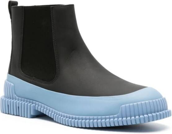 Camper Pix contrasting-sole leather chelsea boots Black