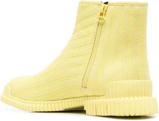 Camper Pix knitted Chelsea boots Yellow