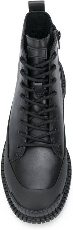 Camper Pix lace-up ankle boots Black