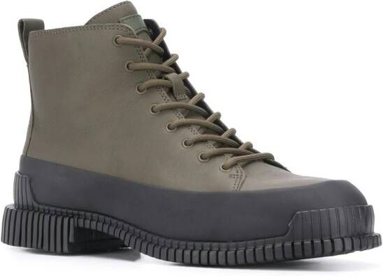 Camper Pix lace-up ankle boots Green