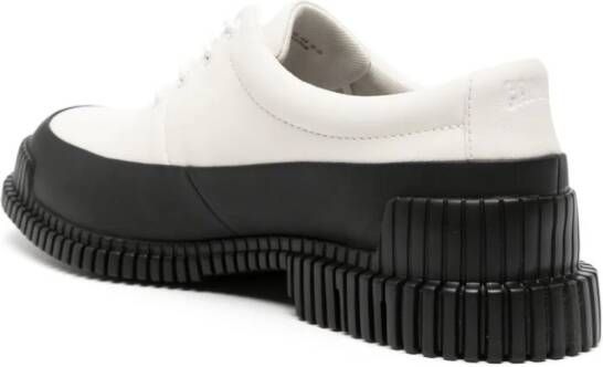 Camper Pix lace-up leather shoes White