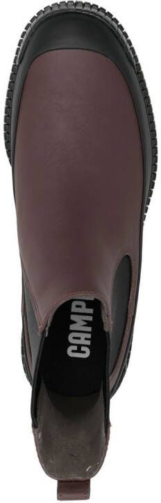 Camper Pix leather ankle boots Brown