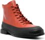 Camper Pix leather ankle boots Red - Thumbnail 2