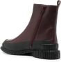 Camper Pix leather ankle boots Red - Thumbnail 3