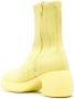 Camper ribbed-knit ankle 70mm boots Yellow - Thumbnail 3