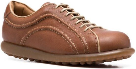 Camper ribbed lace-up shoes Brown