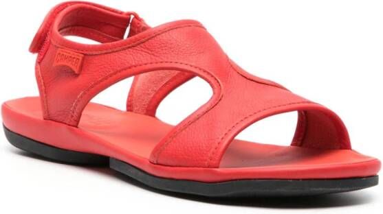 Camper Right Nina cut-out sandals Red