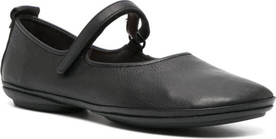 Camper Right Nina leather ballerina shoes Black