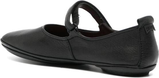 Camper Right Nina leather ballerina shoes Black