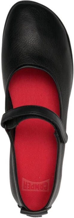 Camper Right Nina leather ballerina shoes Black