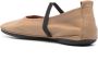 Camper Right Nina leather ballerina shoes Brown - Thumbnail 3
