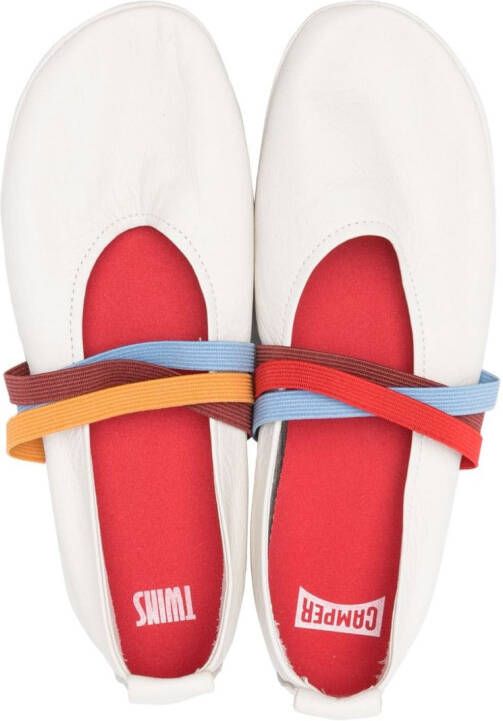 Camper Right Nina Twins ballerina shoes White