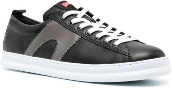 Camper Runner Four leather sneakers Black