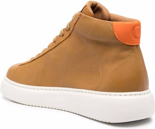 Camper Runner K21high-top leather sneakers Brown