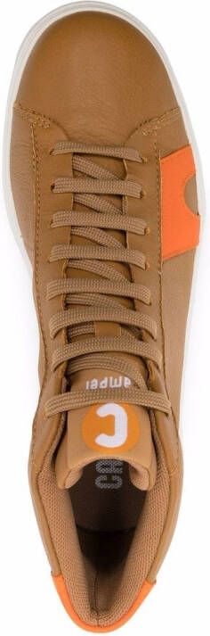 Camper Runner K21high-top leather sneakers Brown