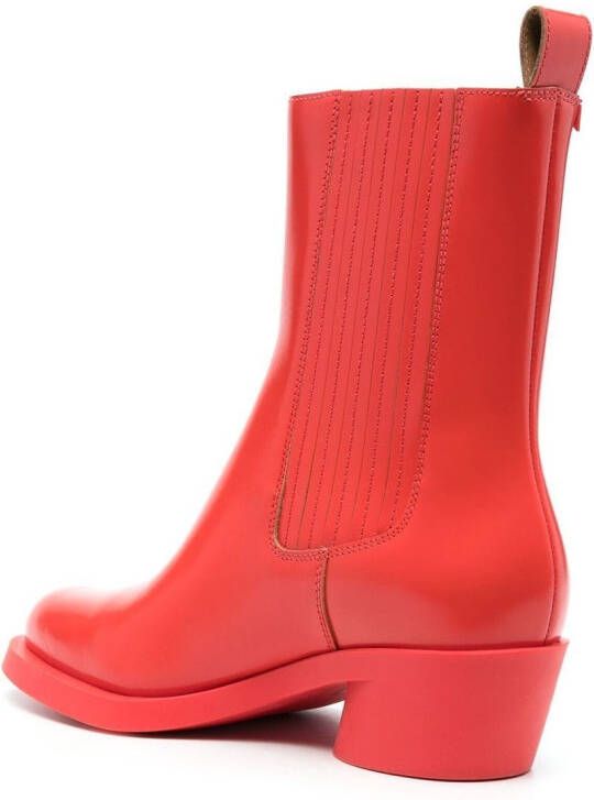 Camper slip-on ankle boots Red