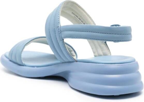 Camper Spiro 40mm leather sandals Blue