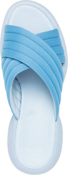 Camper Spiro crossover-strap sandals Blue