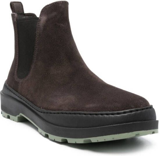 Camper suede leather ankle boots Brown