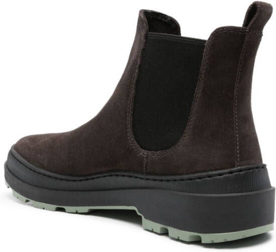 Camper suede leather ankle boots Brown