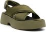 Camper Tasha crossover-strap sandals Green - Thumbnail 2