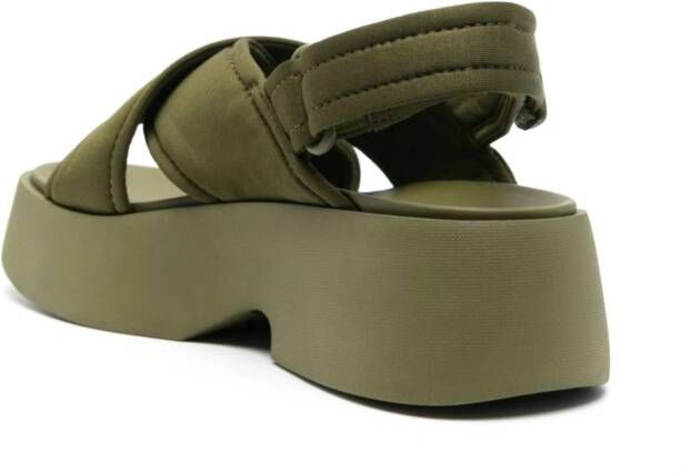 Camper Tasha crossover-strap sandals Green