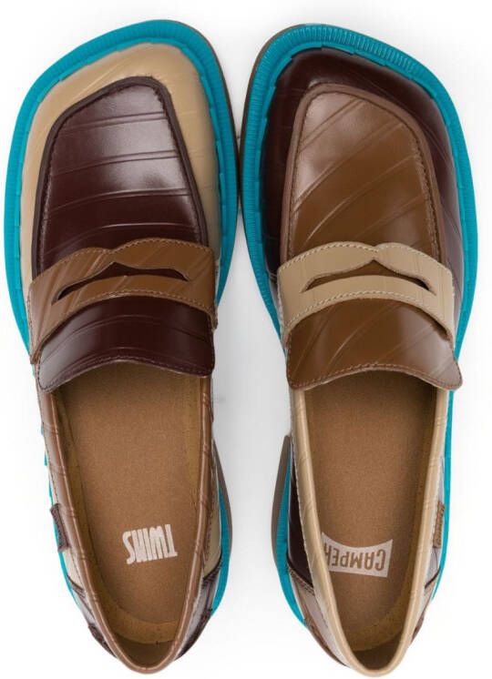 Camper Taylor 45mm leather loafers Brown
