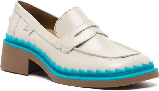 Camper Taylor 45mm leather loafers Neutrals