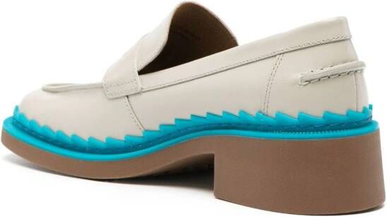Camper Taylor 45mm leather loafers Neutrals
