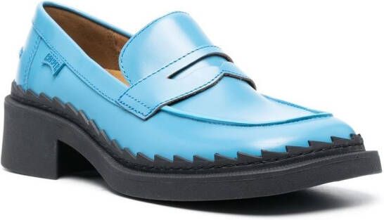 Camper Taylor leather loafers Blue