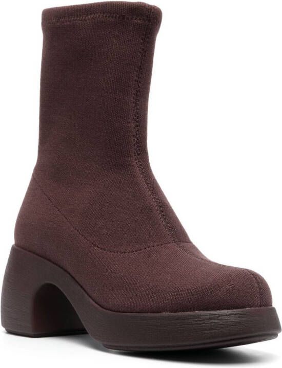 Camper Thelma 70mm ankle boots Red