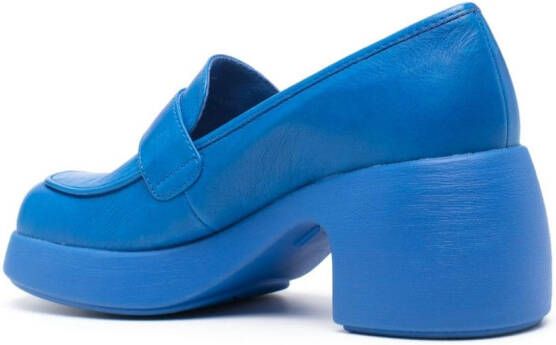 Camper Thelma 70mm leather loafers Blue