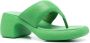 Camper Thelma 71mm leather sandals Green - Thumbnail 2