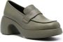 Camper Thelma 75mm leather loafers Green - Thumbnail 2