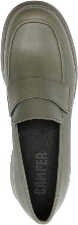 Camper Thelma 75mm leather loafers Green