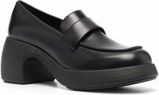 Camper Thelma chunky leather loafers Black
