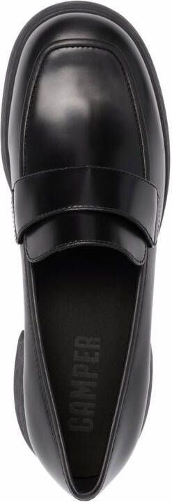 Camper Thelma chunky leather loafers Black