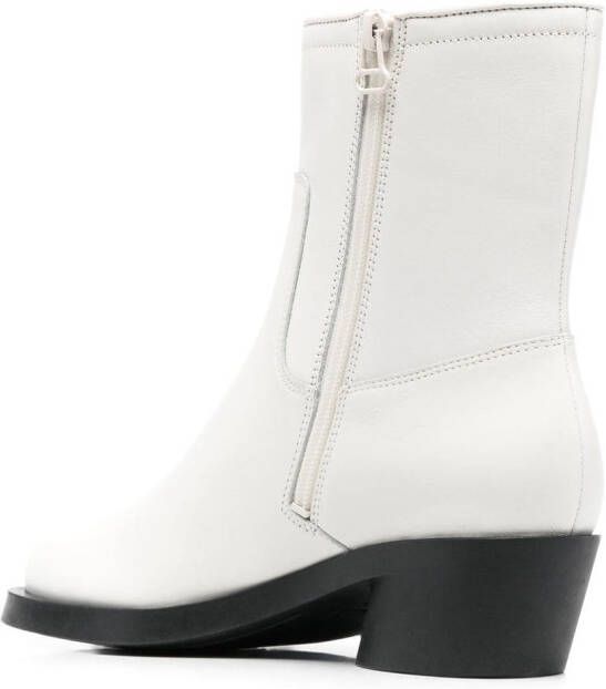Camper Upright 60mm ankle boots White