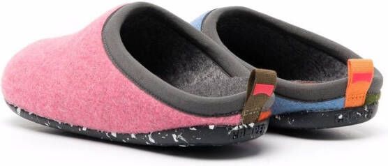 Camper Wabi colour-block slippers Pink