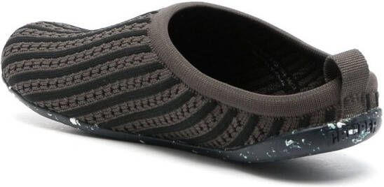 Camper Wabi rib-knit slippers Black