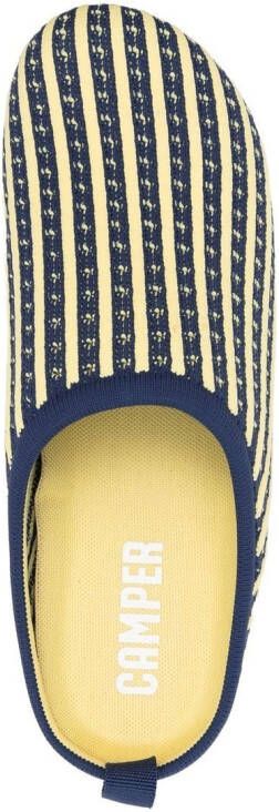 Camper Wabi rib-knit slippers Yellow