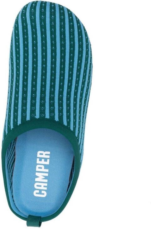 Camper Wabi ribbed slippers Blue