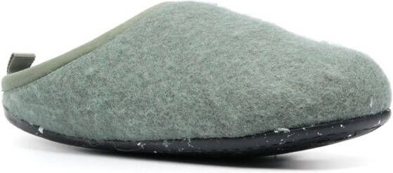 Camper Wabi wool slippers Green