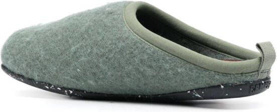 Camper Wabi wool slippers Green