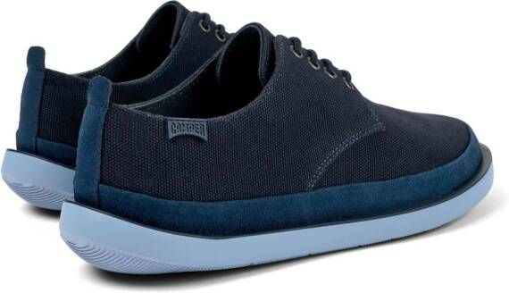 Camper Wagon lace-up shoes Blue