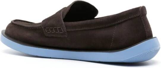 Camper Wagon penny-slot suede loafers Brown
