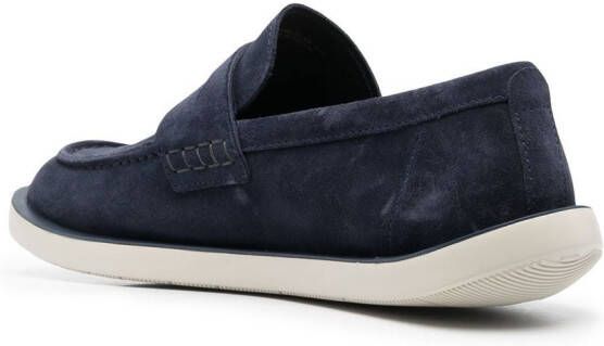 Camper Wagon suede loafers Blue