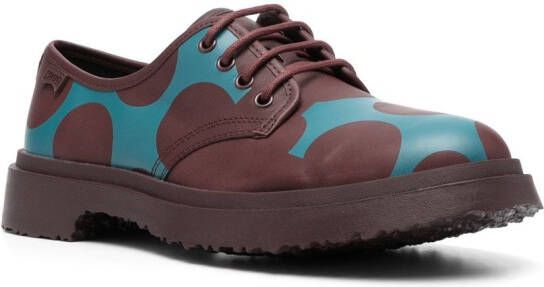 Camper Walden leather derby shoes Brown