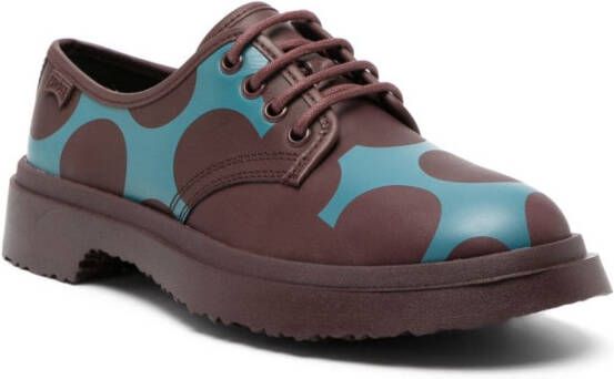 Camper Walden Twins polka-dot print shoes Blue
